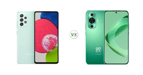 Samsung Galaxy A52s 5G vs Huawei Nova 5T .